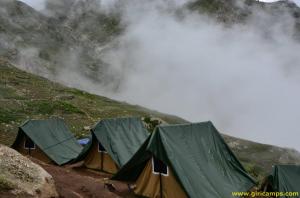 Alpine tents at Giri Camps