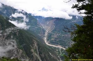 Another view of Satluj on the way to Giri Camps