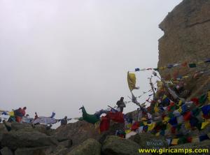 Holy flags at Kinner Kailash
