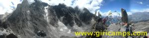 Panoramic view at Kinner Kailash