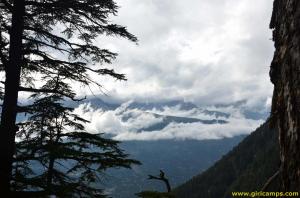 View of Kalpa while on the way to Giri Camps